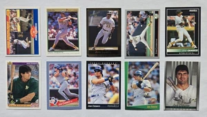 José Canseco Raro Extraño Lote Mixto (10 Tarjetas de Béisbol) Casi Como Nuevo - Imagen 1 de 2