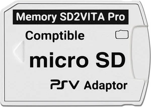 SD2Vita 6.0 PS Vita Micro SD Memory Card Adapter, Ultimate Version Black  - Picture 1 of 7