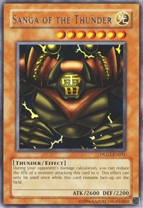 Sanga of the Thunder Rare Dark Legends YuGiOh Card - Picture 1 of 1