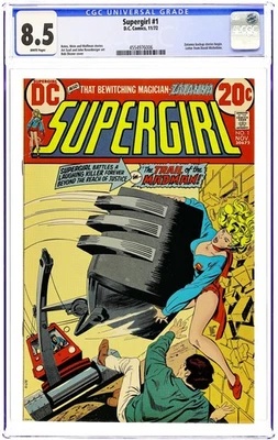 Supergirl #1 CGC 8.5 1972 4554976006 - Image 1 of 2