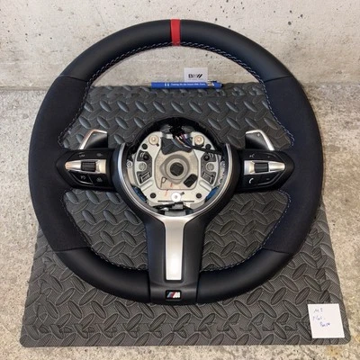 Lenkrad BMW M Performance  F07 F10 F11 F18 F06 F12 F13 F01 F02 F03 F04 Alcantara - Bild 1 von 4