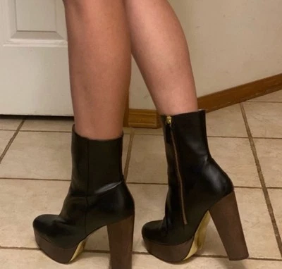 Botines Stella McCartney plataforma negros talla 38 Foto 1 de 4