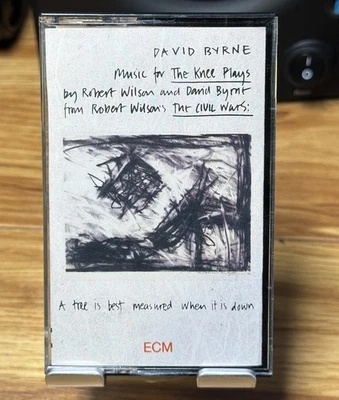 David Byrne Music For The Knee Plays 1985 Vintage Cassette (Talking Heads) VG Foto 1 de 3