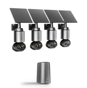 4Cam Kit 8MP Cameras Surveillance Exterieur No Monthly Fee 4K Color Night Vision - Picture 1 of 19