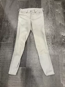 Schockemohle Eva show breeches size 34 (fit like a US size 4) silicone Knee Grip - Picture 1 of 4