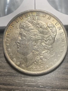 1883 O Morgan Dollar - BU - Toned - As Shown! (#1054) - Picture 1 of 2