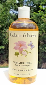 CRABTREE & EVELYN SUMMER HILL BATH & SHOWER GEL 16.9 FL OZ NEW - Picture 1 of 2