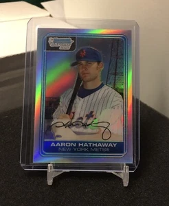 Aaron Hathaway 1st Rookie Refractor 2006 Bowman Chrome BC46 New York Mets /500 - Picture 1 of 2