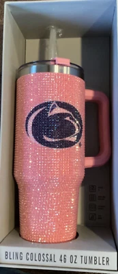 Taza de viaje vaso con asa Bling Colossal Pink Penn State Nittany Lions 46 oz Foto 1 de 2