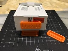3D Printed DJI Phantom 4 Pro Battery Plug Cover. (Orange TPU)