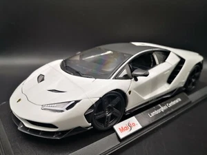 Maisto 1/18 Lamborghini Centenario Mate hellgrau Druckguss Maßstab Modell AUTO NEU - Bild 1 von 10