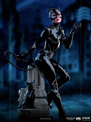 Batman Returns CATWOMAN (Michelle Pfeiffer) 1:10 Art Scale Statue Iron Studios Cover