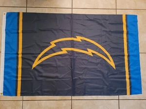 WinCraft NFL Los Angeles Chargers Blackout Sideline 3x5 Flagge Banner Football - Bild 1 von 10