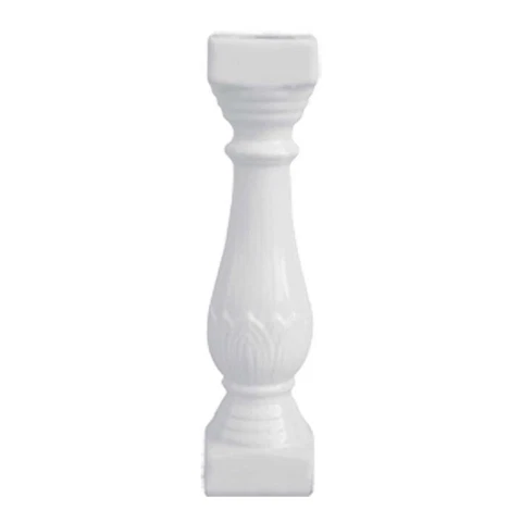 Balustrade Part White Ceramic Baluster 20" High | Renovator's Supply Cover