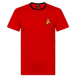 Star Trek Mens T-Shirt Red - Small - Picture 1 of 1