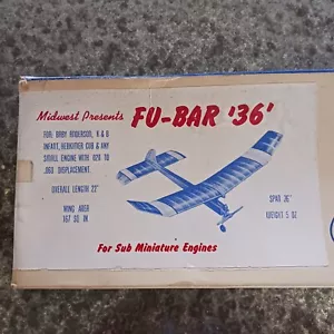 Fu-Bar '36'. For sub miniature engines. Used. Blueprints and parts. VKG - Picture 1 of 6