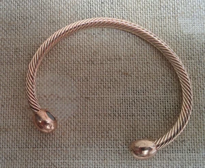 Heilung Magnetfeldtherapie Armband Armreif Arthritis Schmerzen gedreht Rosegold nk94 - Bild 1 von 1