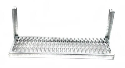 Aufstiegsleiter, Klapptritt  klappbar  feuerverzinkt mit 1 breiten Stufe 109700 - Bild 1 von 4