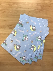 Sanrio Hello Kitty Holiday Unicorn Moon Light Blue 10pc Paper Gift Bags - Picture 1 of 1