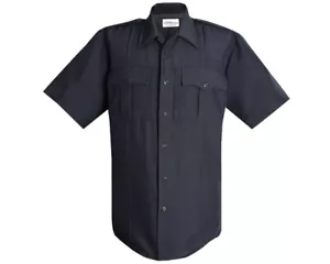 FLYING CROSS HOUSTON PD MENS 4XL 20 JUSTICE SHIRT POLYWOOL SHORT SLEEVE NAVY - Picture 1 of 1