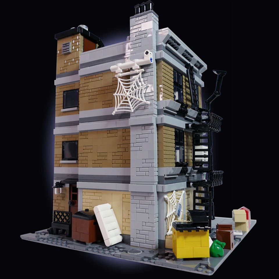 MOC-162822 Super Heroes' Apartment Modular Building with Interior 2712 Pieces - Image 1 of 4