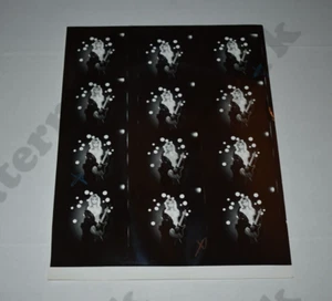 Curvy Woman Busty Female Model contact sheet Vtg Proof Photograph D8 - Picture 1 of 2