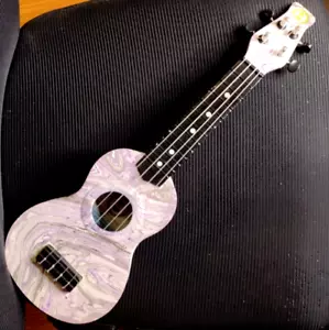 Ukulele in fibra di vetro tartule impermeabile 21" soprano viola pioggia made in Filippine! - Foto 1 di 14