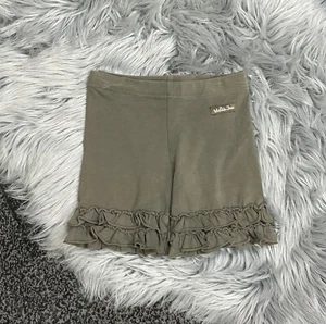 MATILDA JANE Olive Green Serendipity Ruffle Shorties Girls Size 4 Shorties EUC - Picture 1 of 2