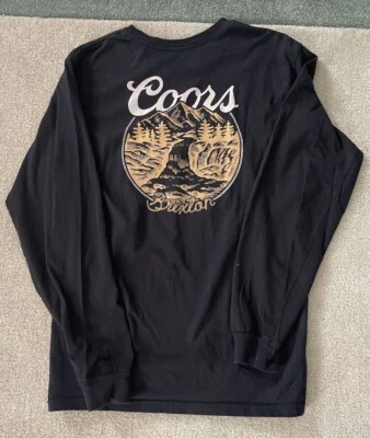 Brixton COORS Manga Larga - Hermoso Estampado en la Espalda - Imprescindible - Mediano - M Foto 1 de 4