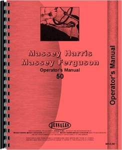 Massey Harris 50 operadores de tractor manual MH-O-50 - Imagen 1 de 1