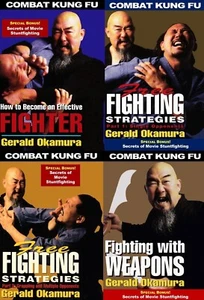 4 DVD SET Combat Kung Fu San Soo + Secrets Movie Stuntfighting - Gerald Okamura - Picture 1 of 5