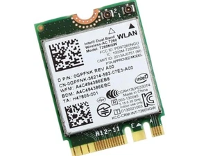Dell Intel 7260NGW 802.11AC NGFF/M.2 Wireless Wifi BT 4.0 Mini WLAN Card GPFNK - Picture 1 of 2