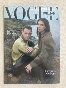 vogue Turkey Film Supplement October 2024 Mavi Mağara Kerem Bursin Devrim Özkan - Picture 1 of 7