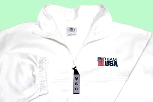US OLYMPIC COMMITTEE SOFT POLY JACKET--L--TEAM USA--PERFECT!!--LOOKS UNWORN!! - Picture 1 of 1