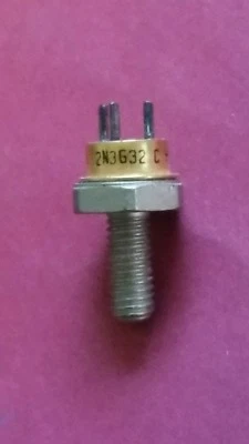 2N3632 RCA /  TFK  BIPOLAR NPN RF UHF MICROWAVE POWER SI  TRANSISTOR TO60 NOS - Bild 1 von 2
