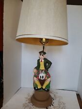 Antique Lamp. Works! Due To Age As Seen In Pics Has Wear & Yellow Stains