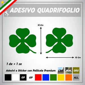 2 Adesivi Stickers Pegatinas Alfa Romeo Quadrifoglio Verde Giulia GTA Gt Junior - Picture 1 of 2