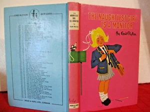 Enid Blyton THE NAUGHTIEST GIRL IS A MONITOR  1973 hardcover Rewards #44 - Picture 1 of 4