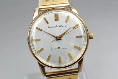 Vintage "EXC+5" SEIKO Road Marvel 5740-1990 23J Hand Winding Men's Watch JAPAN - Image 1 of 4