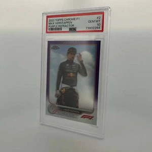PSA 10 - 282/399 - MAX VERSTAPPEN #2 - PURPLE REFRACTOR - Picture 1 of 4