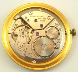 Orologio da polso Vintage Henri Gireaux Movimento - Parti / Riparazione - Foto 1 di 4