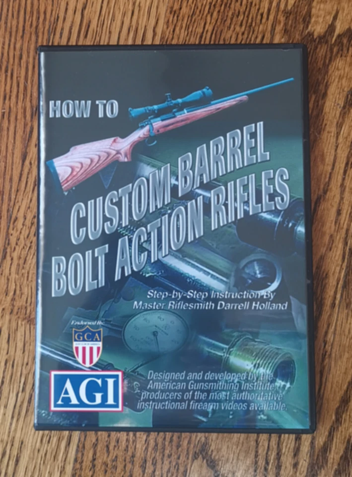 AGI How To Custom Barrel Bolt Action Rifles DVD Step-by-Step Instruction Course Foto 1 de 1