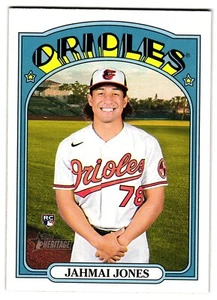Topps Heritage #702 2021 Jahmai Jones SP - Imagen 1 de 2