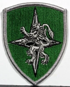 Headquarters Allied Force Command Heidelberg NATO Full Color Insignia Patch V 2 - Picture 1 of 1