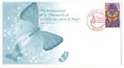 Mexico ,  first day Cover 2011 PROTECTION OF WOMEN, BUTTERFLIES