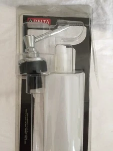 Open Box Delta RP1001 Chrome Soap Lotion Dispenser W/ Bottle - No Funnel - - Picture 1 of 8