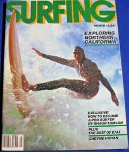 SURFING MAGAZINE-MARCH 1980-CHEYNE HORAN-NOR CAL-RENO ABELLIRA SURFBOARD DESIGN - Picture 1 of 7
