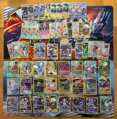 Pokemon Card Lot Full Art Alt Art Fire Gardevoir Braxien Rockruff 57 Cards NM - Image 1 of 4