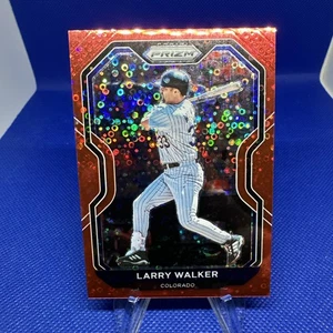 2021 Panini Prizm #69 Larry Walker Red Donut Circles #/99 Rockies - Picture 1 of 4