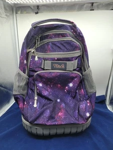 Tilami Rolling Or Shoulder Strap Backpack Purple Galaxy/Travel 12X18 Unisex - Picture 1 of 13